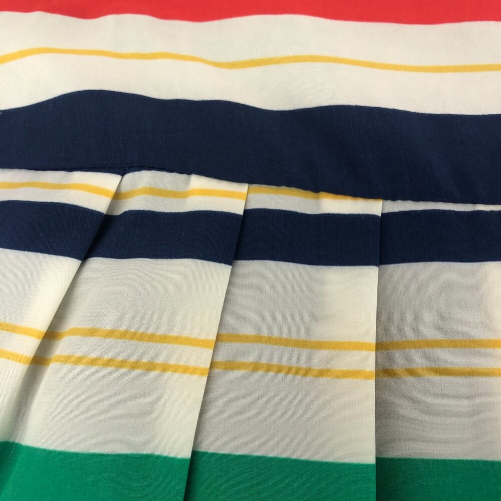 R MY Multi-Color Striped Flowy Lined Skirt with Zipper and Side Pockets Size XL - Picture 12 of 14
